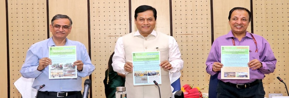 Releasing of Newsletter by Cabinet Minister of Ministry of Ayush